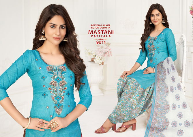 Mastani Patiyala 9 Printed Cotton Casual Daily Wear Dress Material Collection